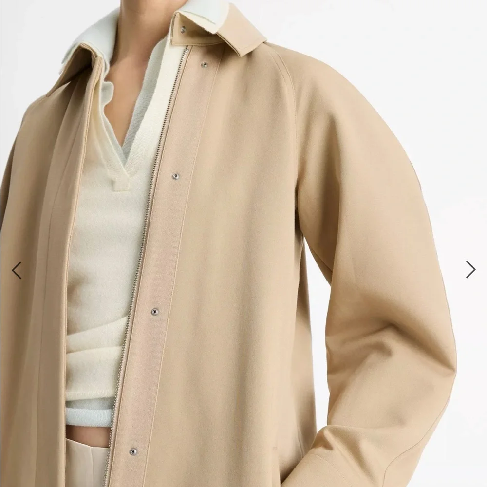 Vince Cotton Utility Trench Coat - Picture 4 of 10